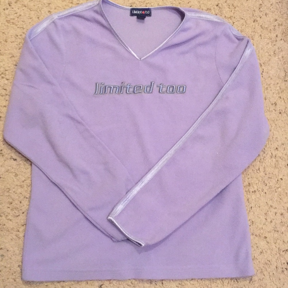 Girls fleece pullover top